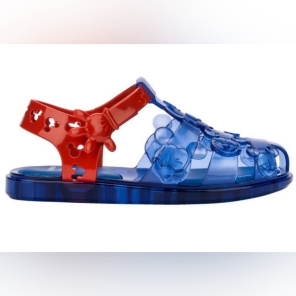 Mini Melissa Disney Mickey Mouse Jelly Sandals Shoes NIB - Picture 3 of 6